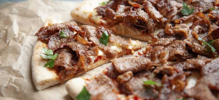 receta pizza de kebab